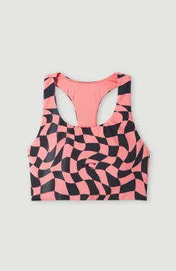 O’Neill Active Sporttop | Pink Checkboard