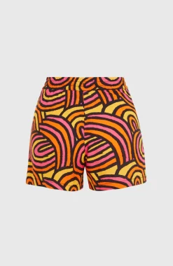 Best O’Neill Amiri Beach Short | Orange Rainbow Stripe