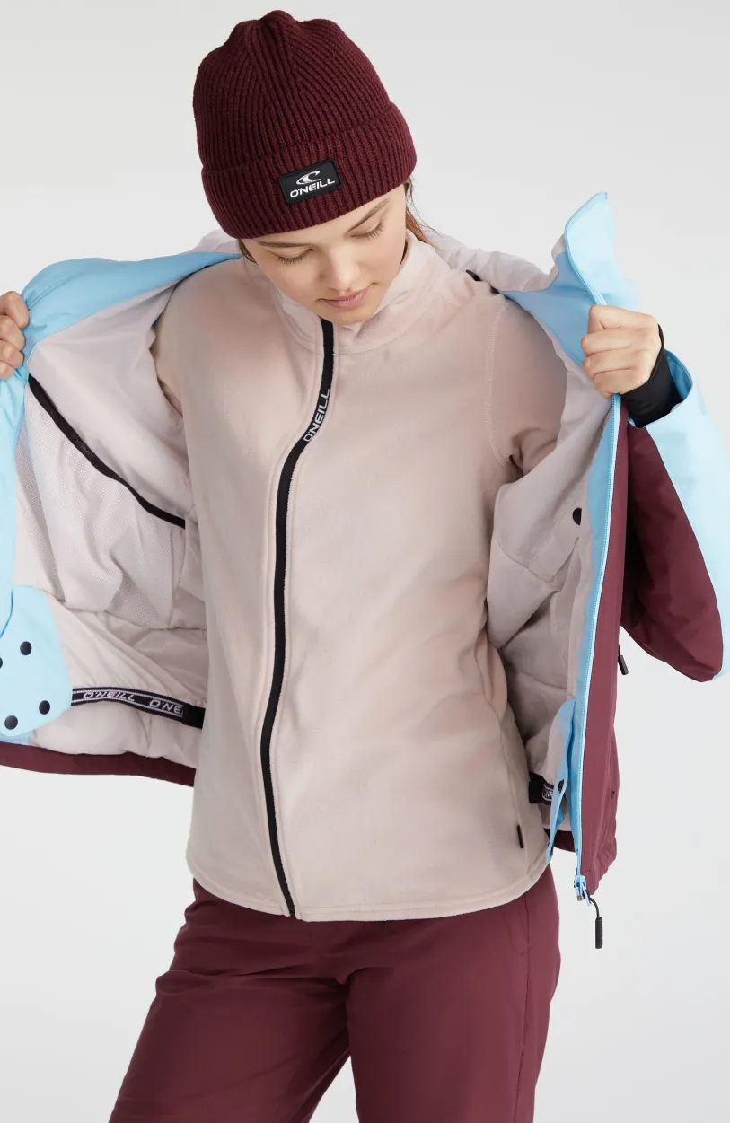 Clearance O’Neill Aplite Wintersportjas | Blue Wave Colour Block
