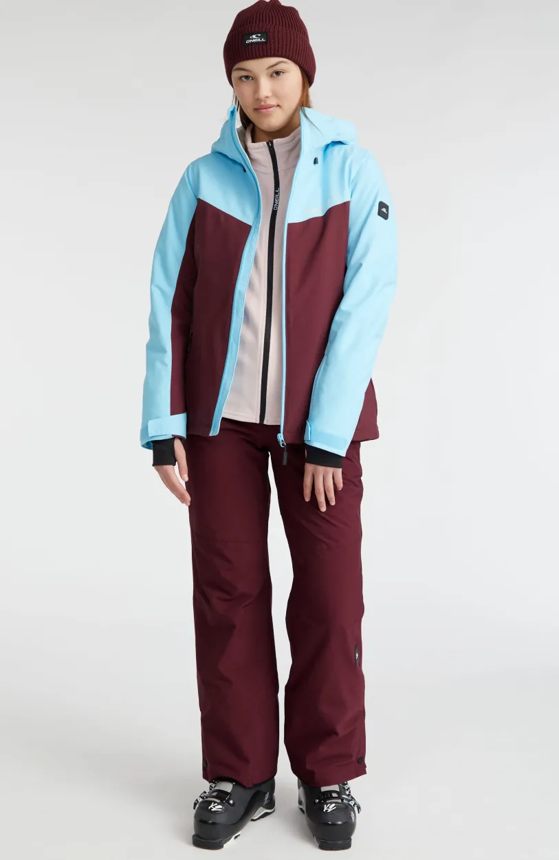 Clearance O’Neill Aplite Wintersportjas | Blue Wave Colour Block