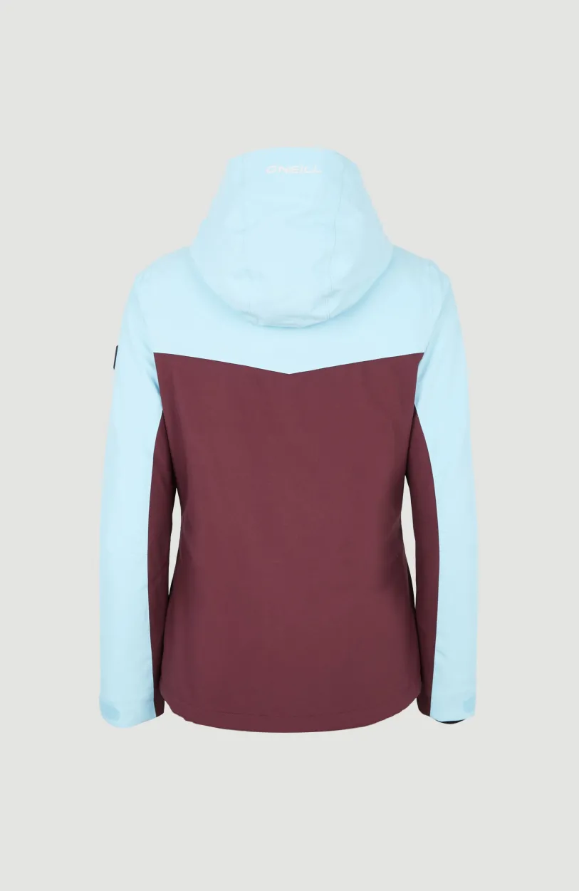 Clearance O’Neill Aplite Wintersportjas | Blue Wave Colour Block