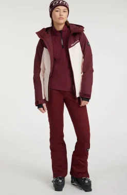 Clearance O’Neill Aplite Wintersportjas | Windsor Wine Colour Block