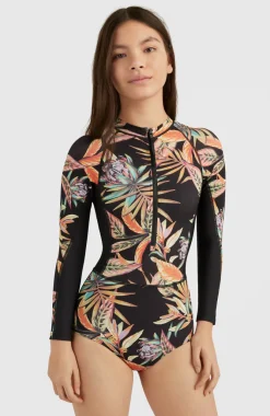 Outlet O’Neill Badpak O'Neill Sunset | Black Tropical Flower