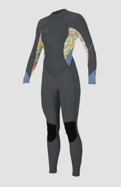 Outlet O’Neill Bahia 3/2 Back Zip Full Womens | GRAPHITE/DAHLIA/INFINTY
