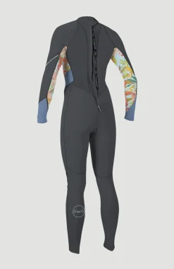Outlet O’Neill Bahia 3/2 Back Zip Full Womens | GRAPHITE/DAHLIA/INFINTY