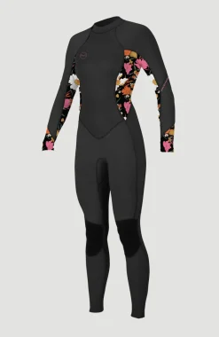 Best O’Neill Bahia 3/2 Back Zip Full Womens | BLACK/BLUEMCHEN/BLUEMCHEN