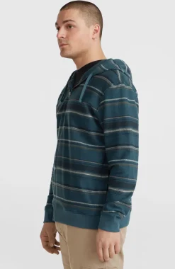 Best O’Neill Bavaro Capuchonvest Met Volledige Rits | Blue Ikat Stripe