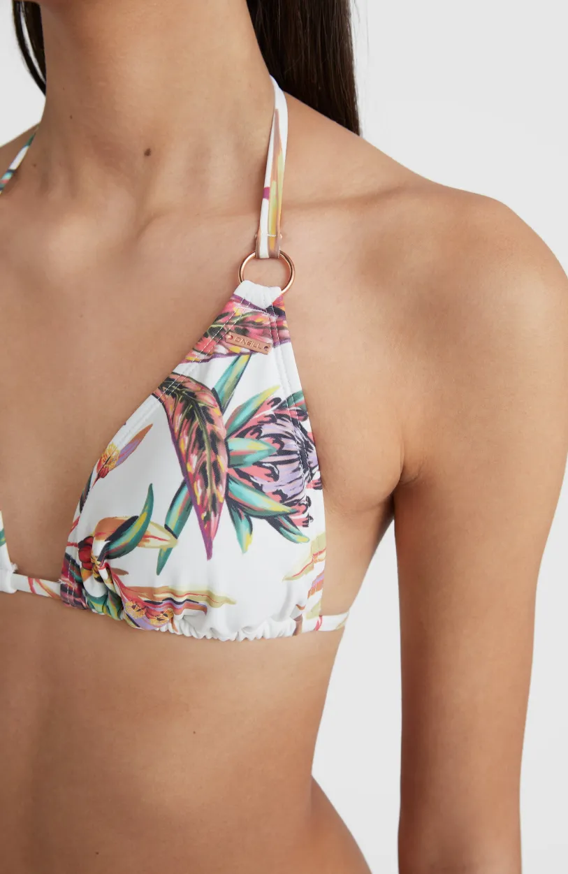 O’Neill Bikini Capri - Bondey Triangle | White Tropical Flower