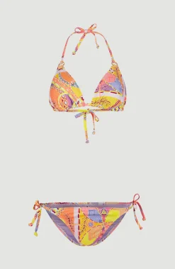 Discount O’Neill Bikini Capri - Bondey Triangle | Yellow Scarf Print
