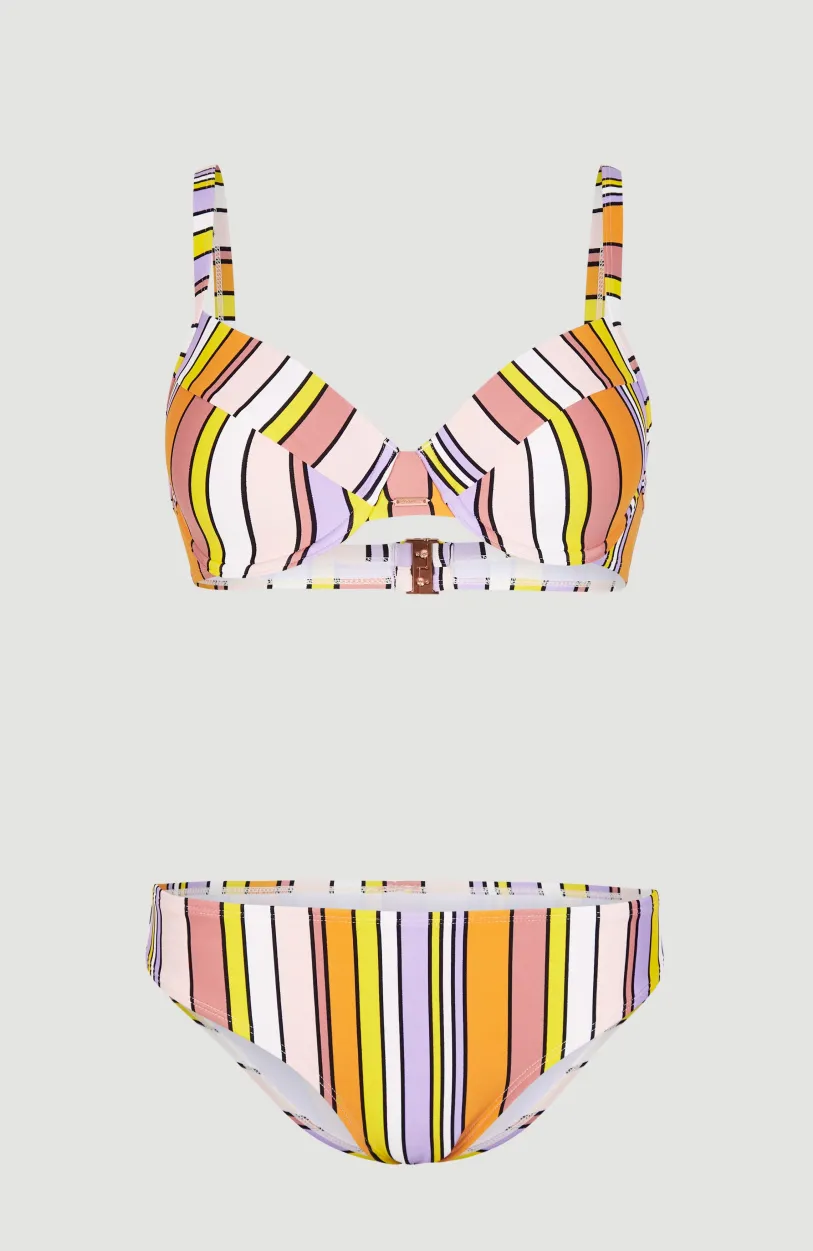 O’Neill Bikini Julia Wb - Rita Moulded Wire | Multi Stripe