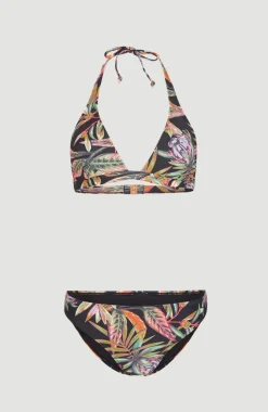 O’Neill Bikini Marga - Rita Halter | Black Tropical Flower