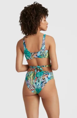 Hot O’Neill Bikini Sofie - Love Longline Triangle | Blue Comic Seaweed