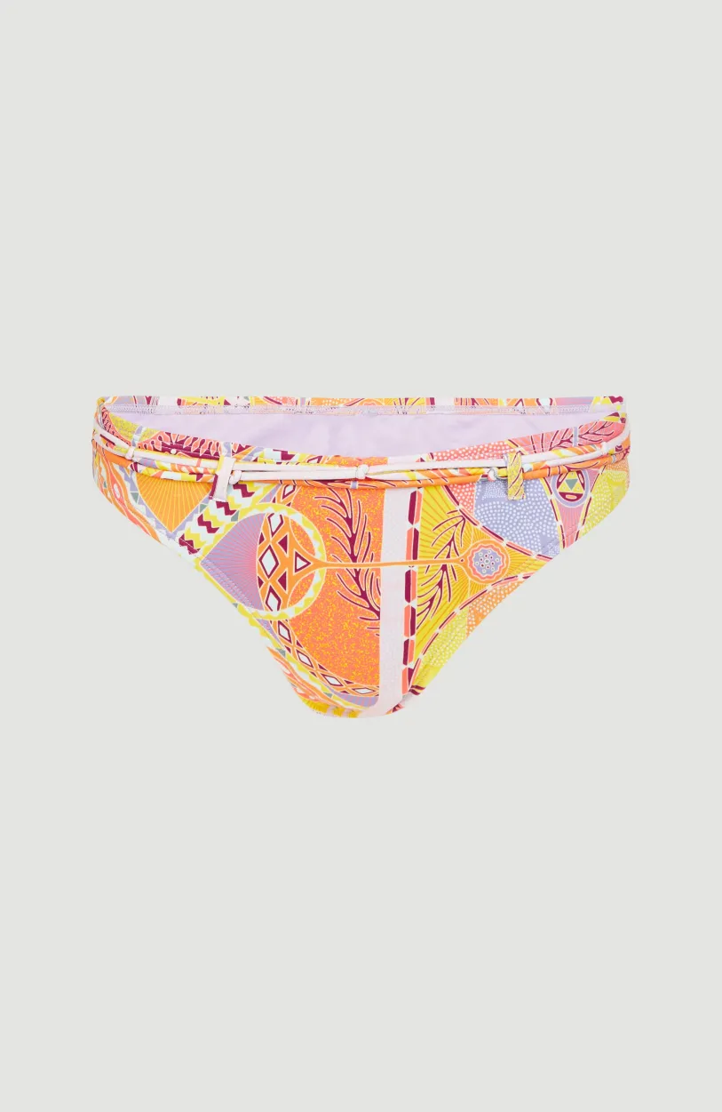 O’Neill Bikinibroekje Cruz | Yellow Scarf Print