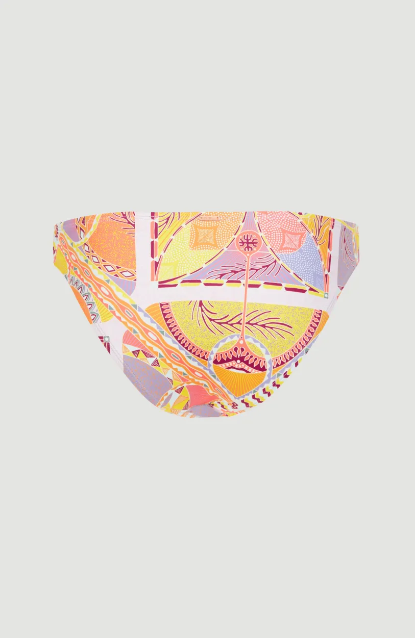 O’Neill Bikinibroekje Cruz | Yellow Scarf Print