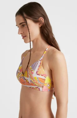Outlet O’Neill Bikinitop Baay Bralette | Yellow Scarf Print