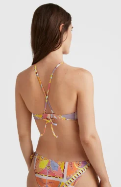 Outlet O’Neill Bikinitop Baay Bralette | Yellow Scarf Print