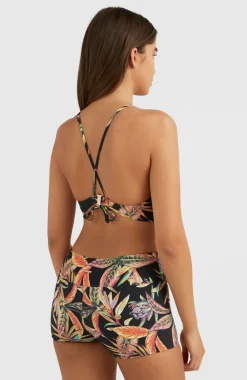 Clearance O’Neill Bikinitop Baay Bralette | Black Tropical Flower