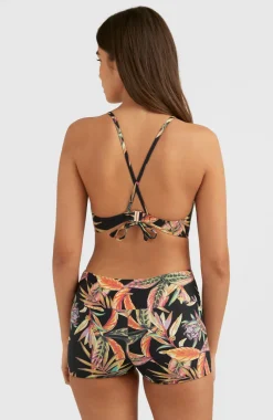 Clearance O’Neill Bikinitop Baay Bralette | Black Tropical Flower