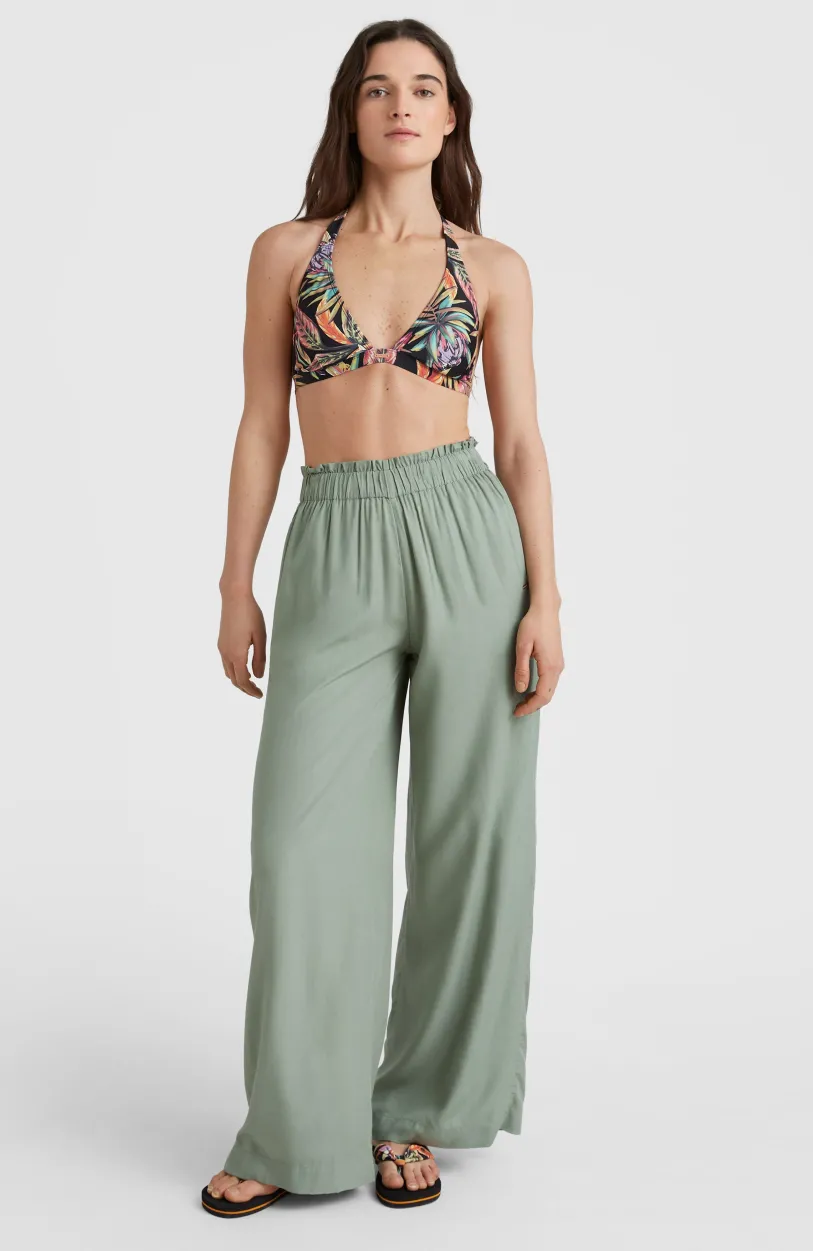 O’Neill Bikinitop Marga Halter | Black Tropical Flower