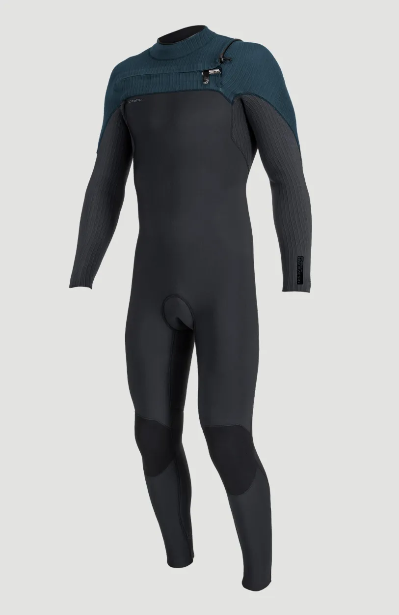 New O’Neill Blueprint Windfreak 5/4mm Chest Zip Full Wetsuit | BLACK/CADET BLUE