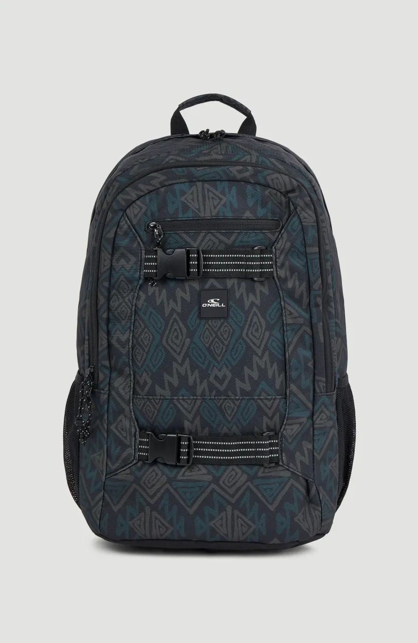Sale O’Neill Boarder Rugtas | Black Retro Ikat