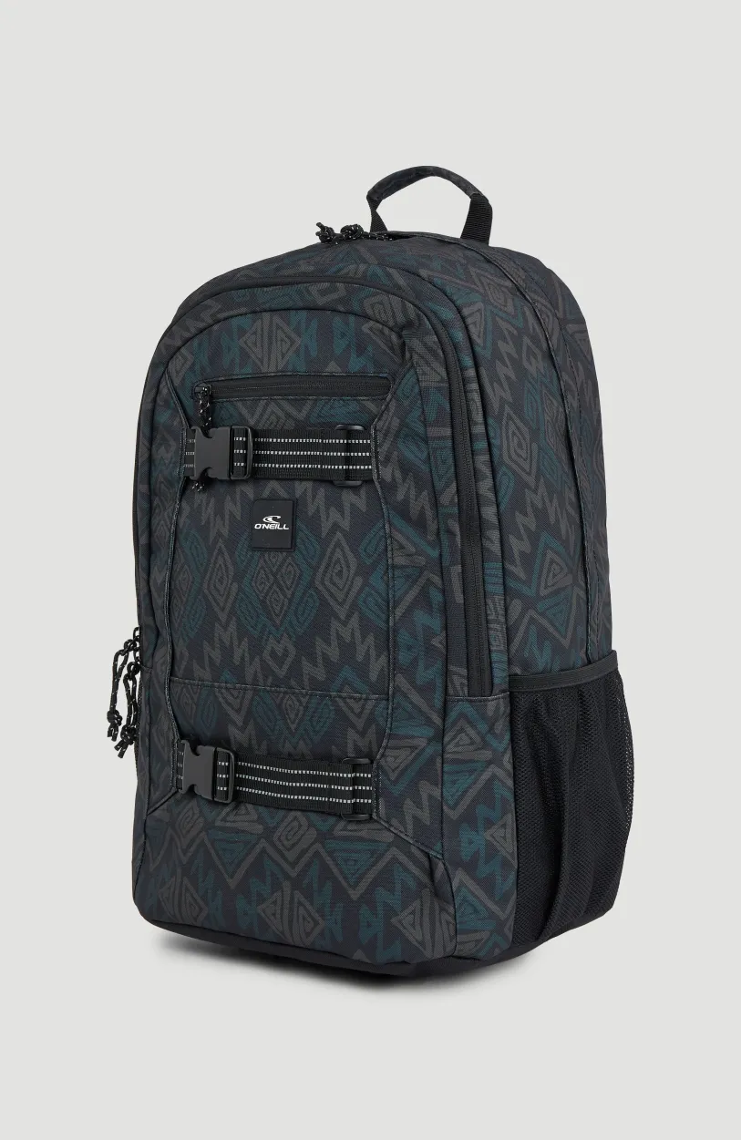 Sale O’Neill Boarder Rugtas | Black Retro Ikat