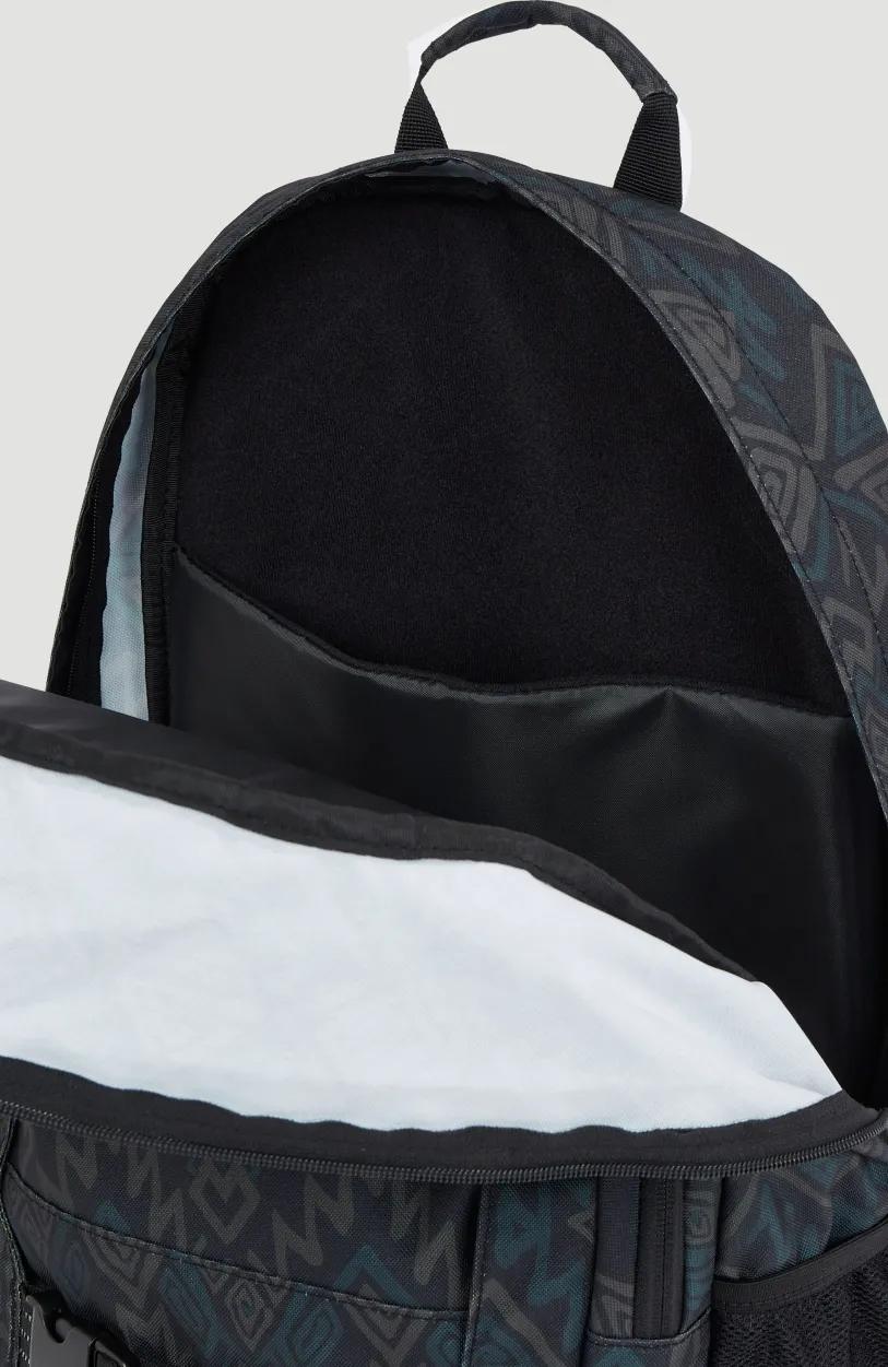 Sale O’Neill Boarder Rugtas | Black Retro Ikat