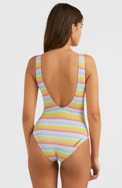 Best O’Neill Cali Retro Badpak | Bright Multi Coloured Stripe