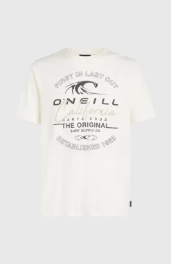 New O’Neill Cali Wave T-shirt | Snow White