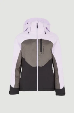 Outlet O’Neill Carbonite Wintersportjas | Purple Rose Colour Block