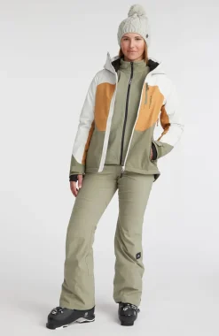 Hot O’Neill Carbonite Wintersportjas | London Fog Colour Block