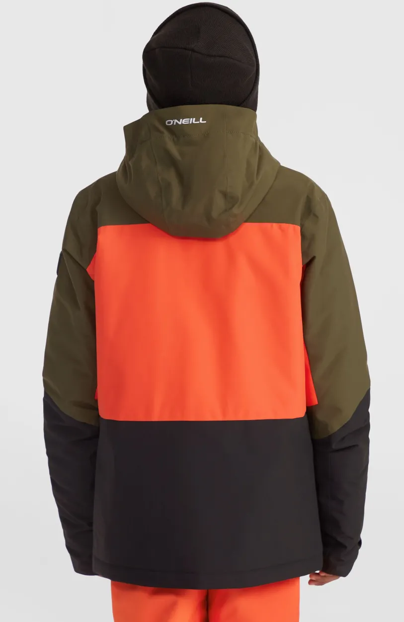Online O’Neill Carbonite Wintersportjas | Forest Night Colour Block