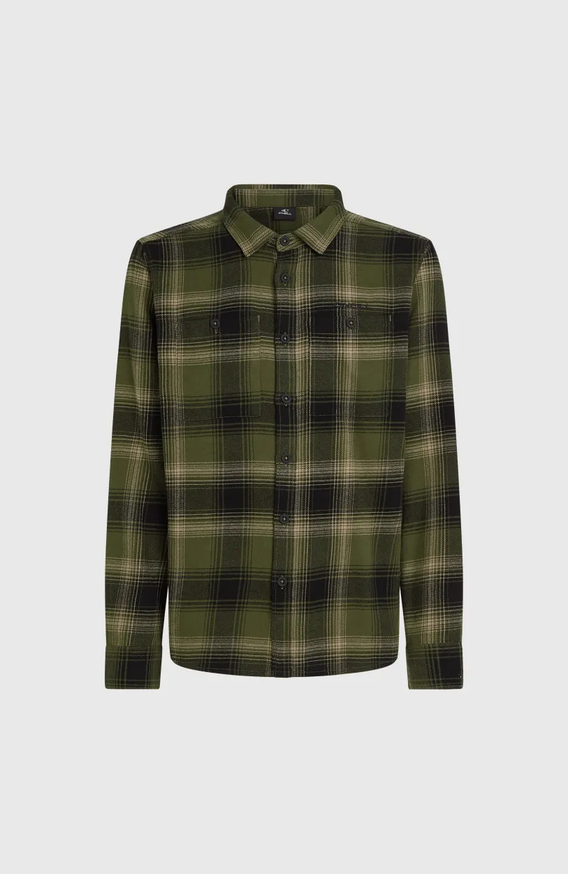 Best O’Neill Check Flanellen Overhemd | Green Check Small