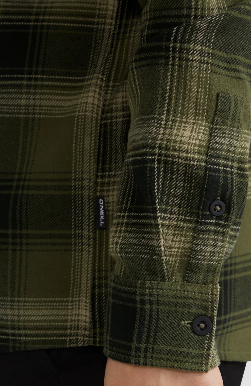 Best O’Neill Check Flanellen Overhemd | Green Check Small