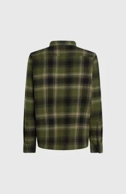 Best O’Neill Check Flanellen Overhemd | Green Check Small