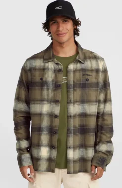Hot O’Neill Check Flanellen Overhemd | Brown Check Small