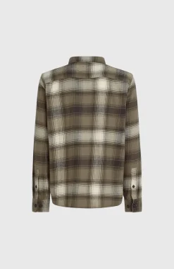 Hot O’Neill Check Flanellen Overhemd | Brown Check Small