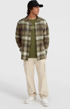 Hot O’Neill Check Flanellen Overhemd | Brown Check Small