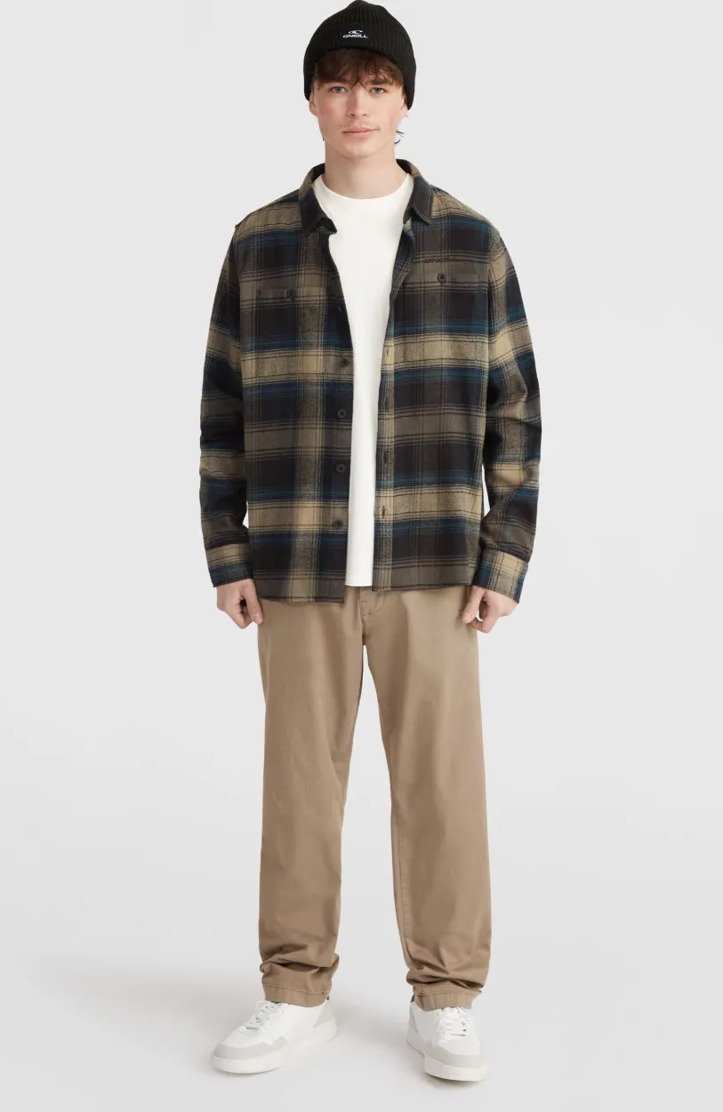 Clearance O’Neill Check Flanellen Overhemd | Black Check Small