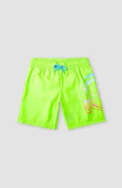 New O’Neill Circle Surfer 14" Zwemshort | Fluor Green circle surfer gradient