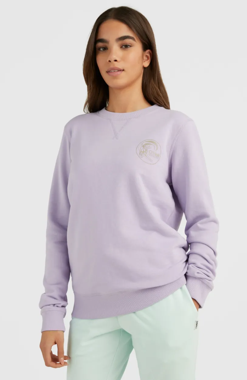 Online O’Neill Circle Surfer Crew Sweatshirt | Purple Rose