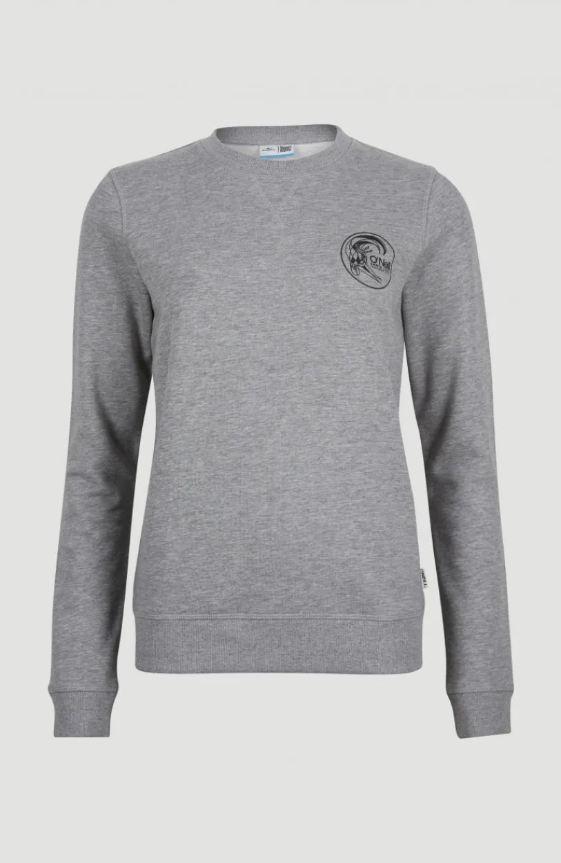 Best O’Neill Circle Surfer Crew Sweatshirt | Silver Melee