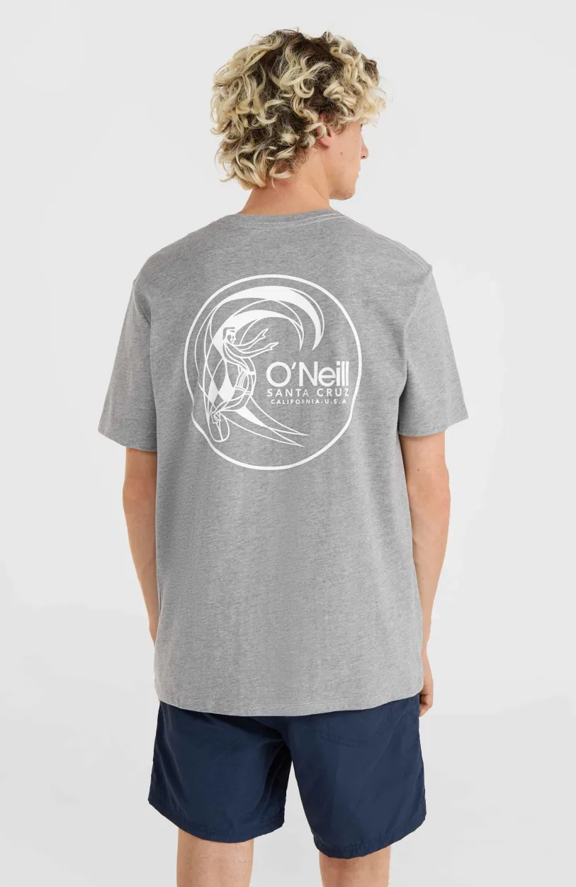 Clearance O’Neill Circle Surfer T-Shirt | Silver Melee -A