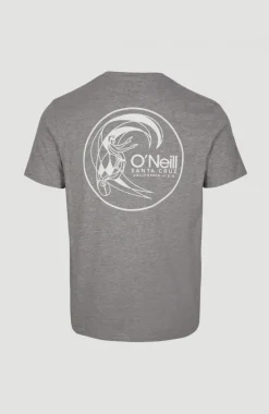 Clearance O’Neill Circle Surfer T-Shirt | Silver Melee -A