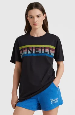 Hot O’Neill Connective Graphic Long T-shirt | Black Out