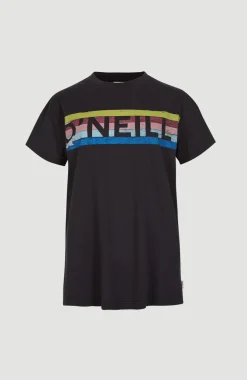 Hot O’Neill Connective Graphic Long T-shirt | Black Out