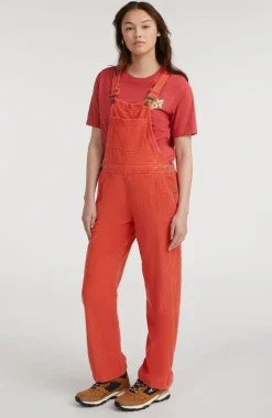 Outlet O’Neill CORD DUNGAREE | Red Orcher