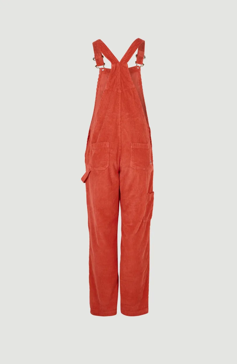 Outlet O’Neill CORD DUNGAREE | Red Orcher