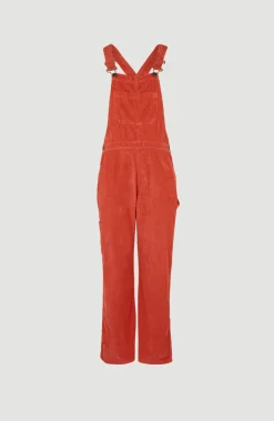 Outlet O’Neill CORD DUNGAREE | Red Orcher