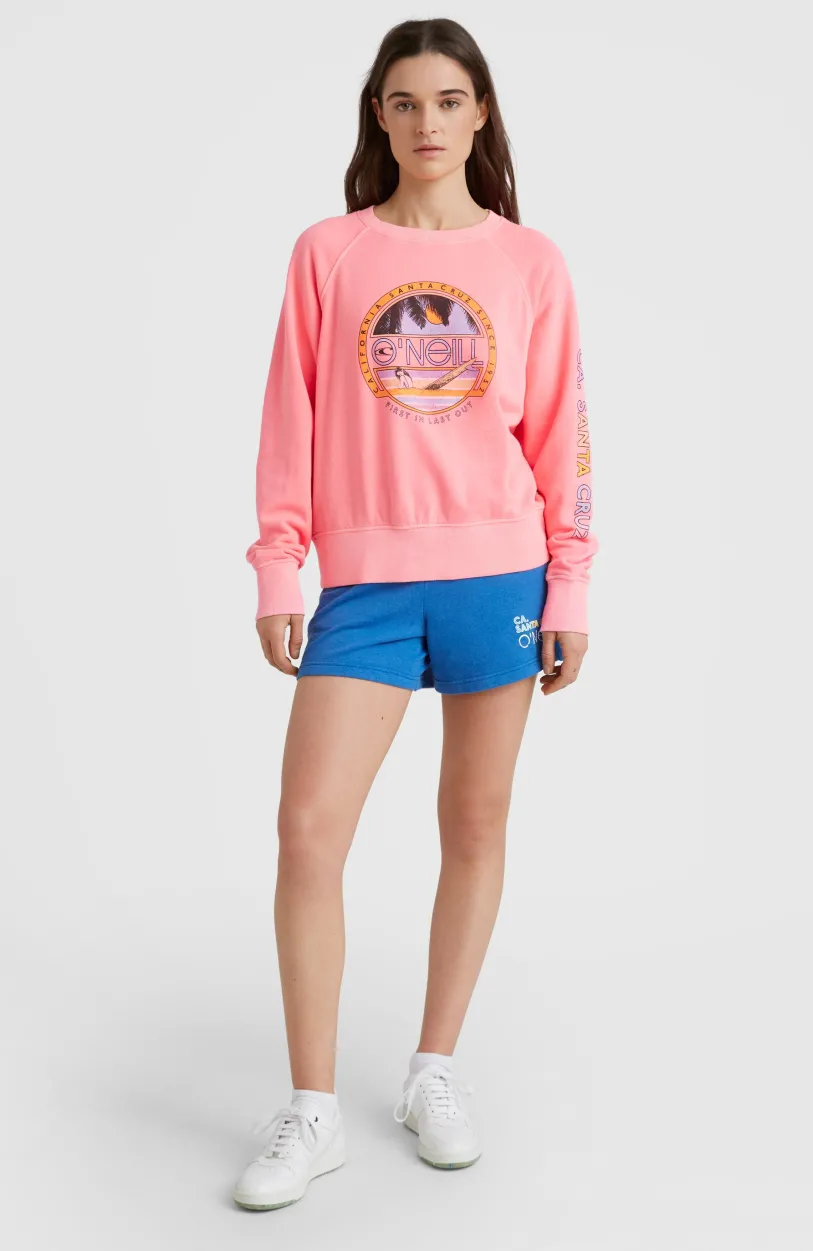 Sale O’Neill Cult Shift Crew Sweatshirt | Diva Pink